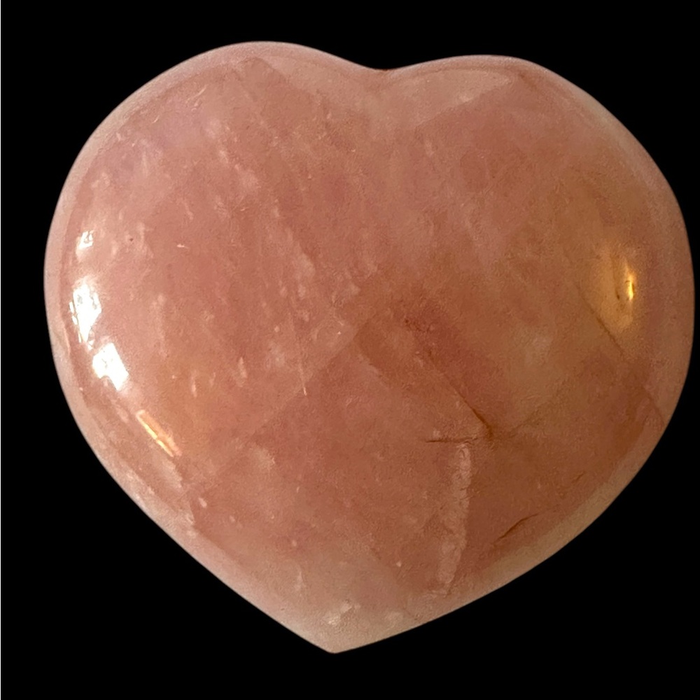 Rose Quartz Heart Crystal - Picture 5 of 9